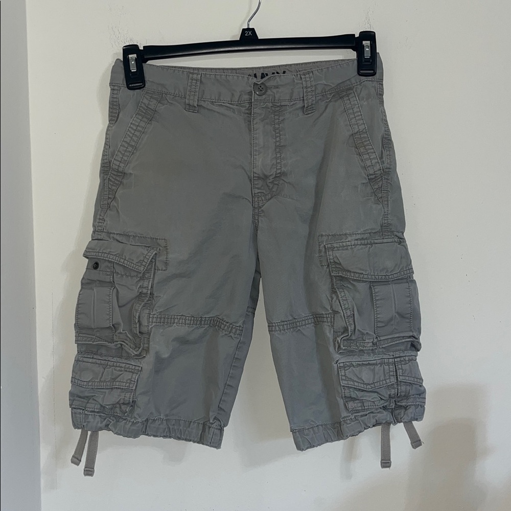 Old Navy Light Gray Cargo Shorts